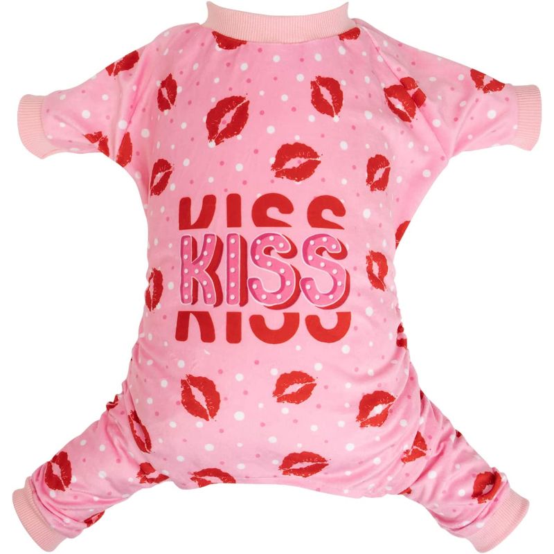 Holiday Dog Pajamas Clothes-Paw Print Pad