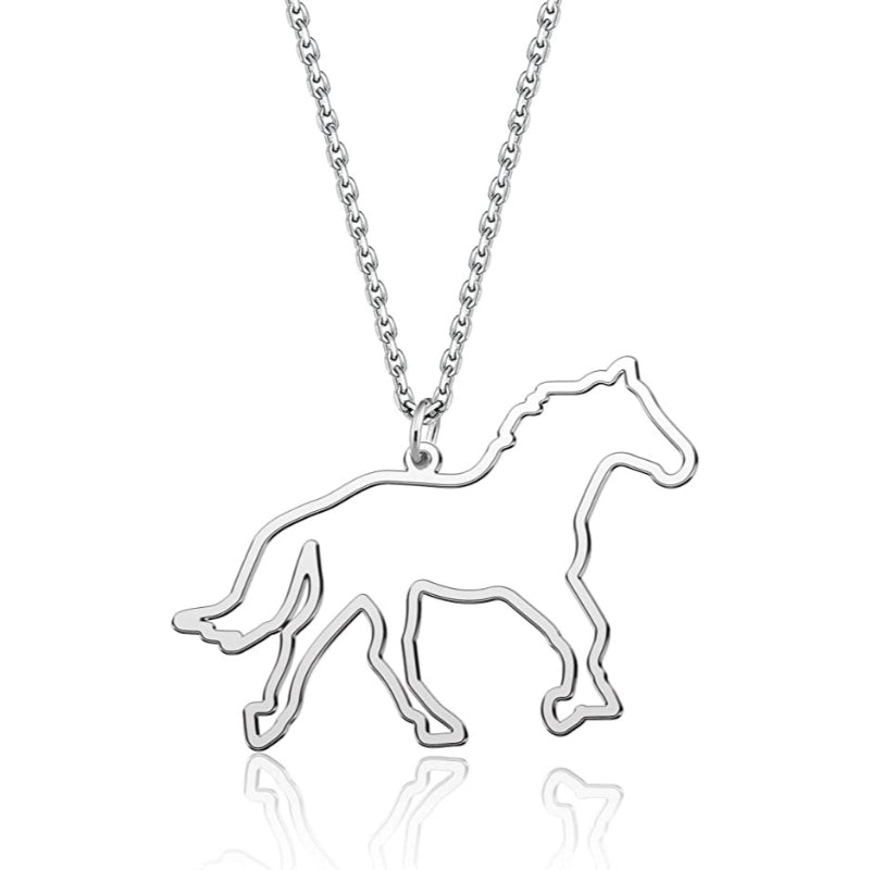 Silver Pet Dog Cat Animal Dinosaur Necklace Personalized-Paw Print Pad