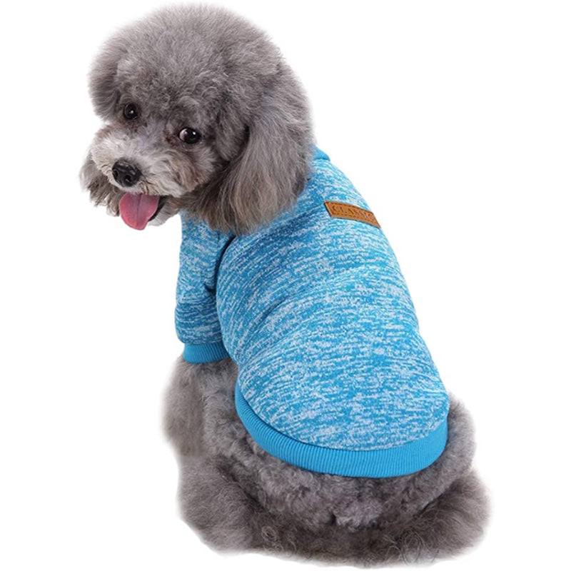 Pet Dog Clothes Dog Sweater Soft Thickening Warm Pup Dogs Shirt Winter Puppy Sweater For Dogs-Paw Print Pad