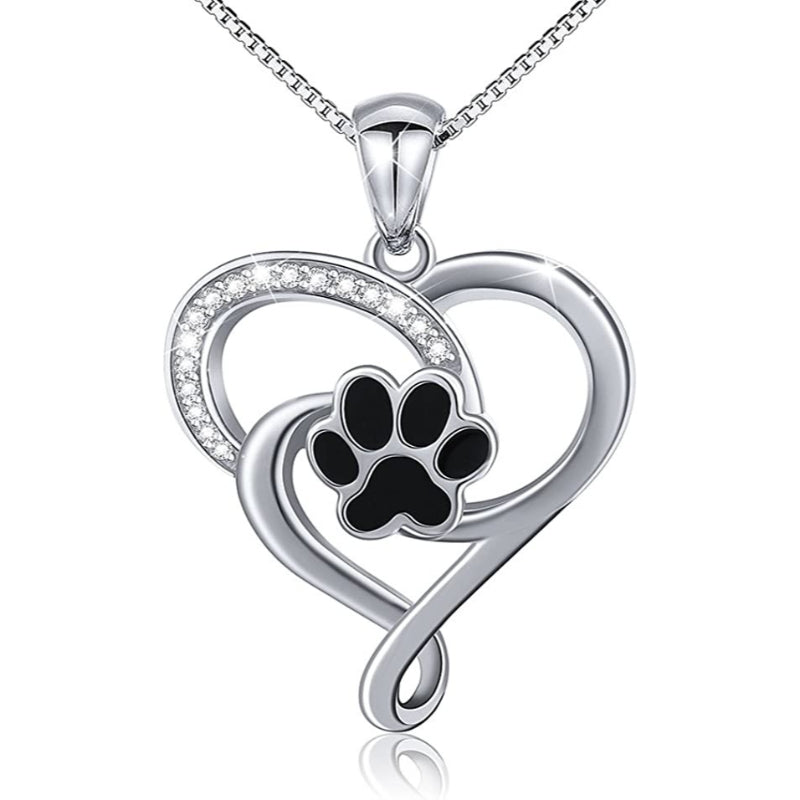 925 Sterling Silver Puppy Dog Cat Pet Paw Print-Paw Print Pad