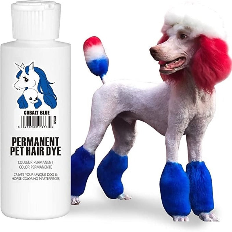 Permanent Dog Hair Dye, Pet Safe Dye Lasts Over 20 Washes-Paw Print Pad