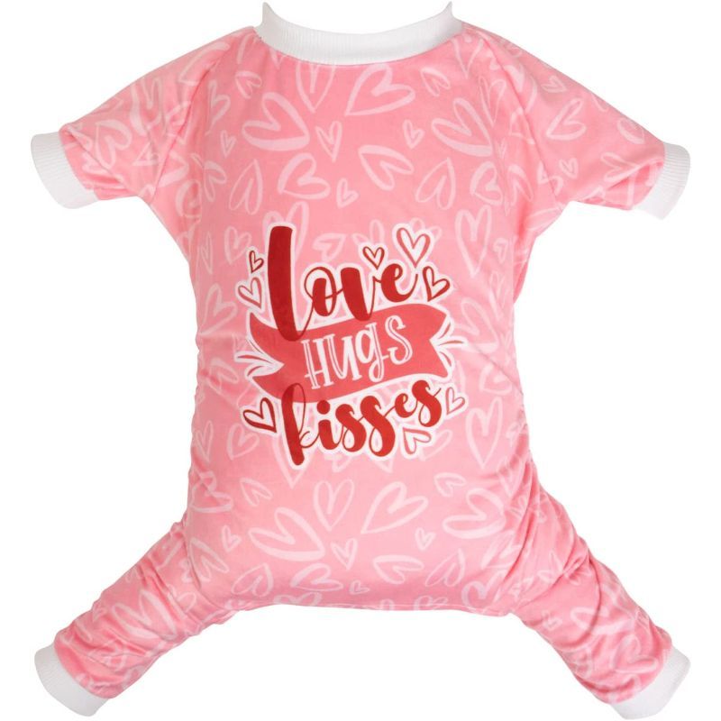 Holiday Dog Pajamas Clothes-Paw Print Pad