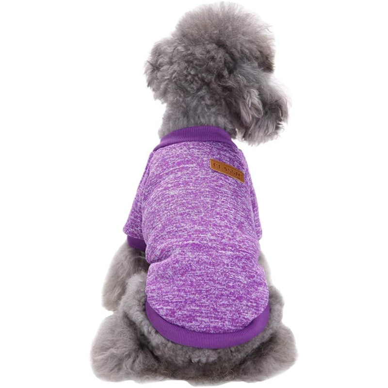 Warm Winter Puppy Pet Coat Soft Sweater Clothing-Paw Print Pad