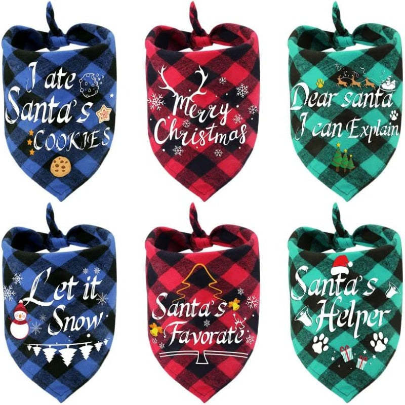 Dogs Birthday Bandanas Set With Birthday Hat-Paw Print Pad