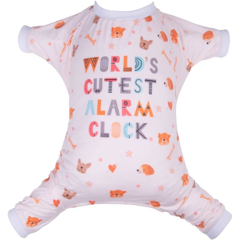 Holiday Dog Pajamas Clothes-Paw Print Pad