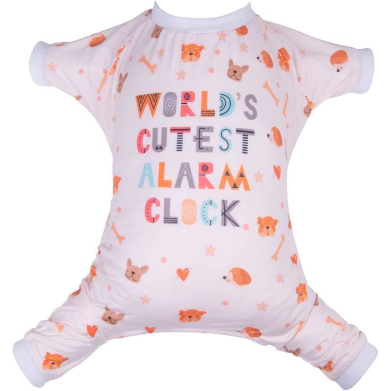 Holiday Dog Pajamas Clothes-Paw Print Pad