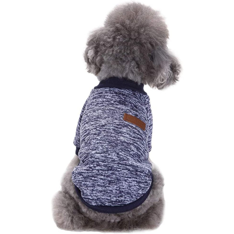 Warm Winter Puppy Pet Coat Soft Sweater Clothing-Paw Print Pad