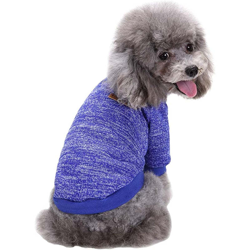 Pet Dog Clothes Dog Sweater Soft Thickening Warm Pup Dogs Shirt Winter Puppy Sweater For Dogs-Paw Print Pad