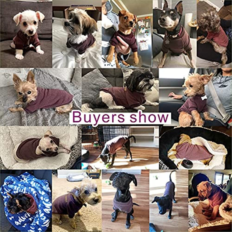 Pet Dog Clothes Dog Sweater Soft Thickening Warm Pup Dogs Shirt Winter Puppy Sweater For Dogs-Paw Print Pad