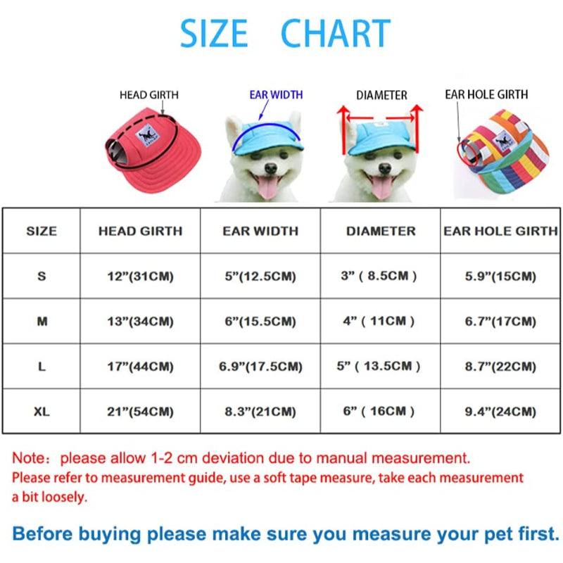 Baseball Caps Hats With Neck Strap Adjustable Comfortable Ear Holes For Small Medium And Large Dogs In Outdoor Sun Protection-Paw Print Pad