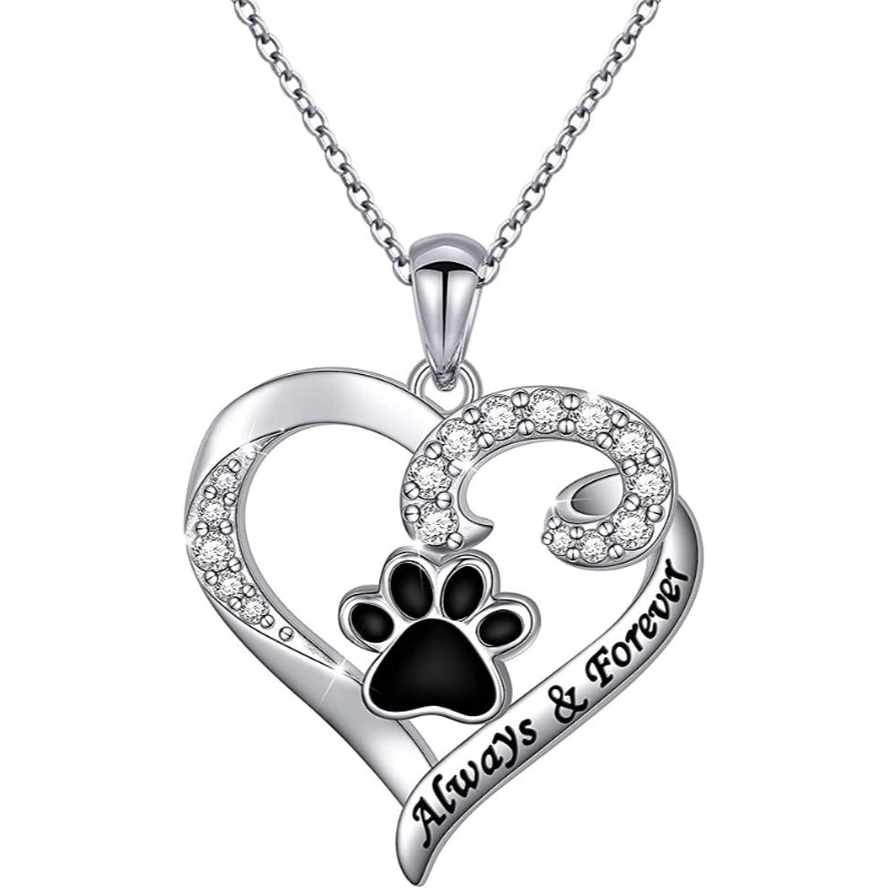 925 Sterling Silver Puppy Dog Cat Pet Paw Print-Paw Print Pad