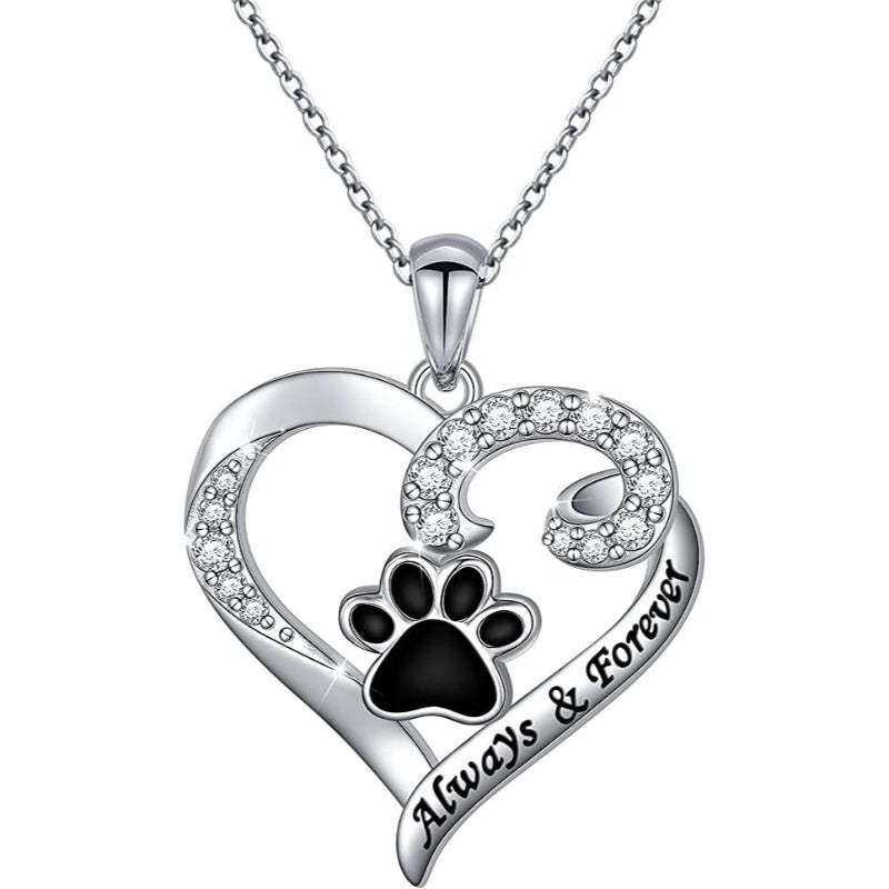 925 Sterling Silver Puppy Dog Cat Pet Paw Print-Paw Print Pad