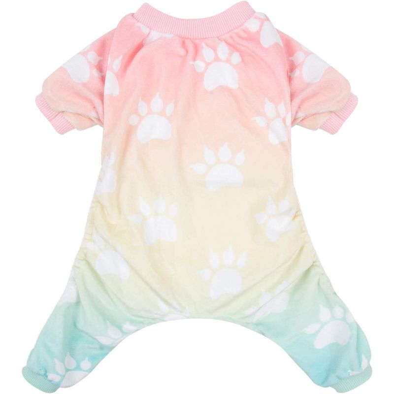 Dog Pajamas Clothes-Paw Print Pad