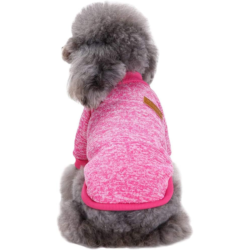 Warm Winter Puppy Pet Coat Soft Sweater Clothing-Paw Print Pad
