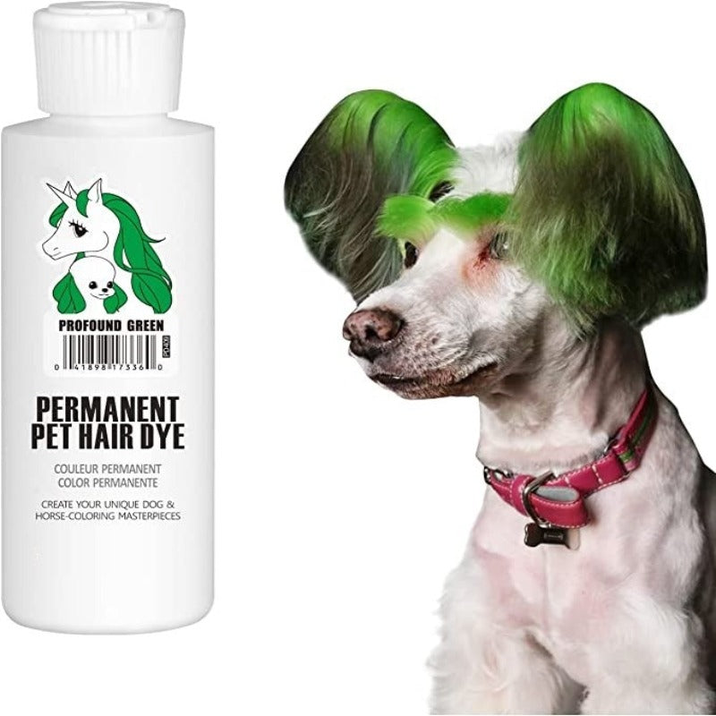 Permanent Dog Hair Dye, Pet Safe Dye Lasts Over 20 Washes-Paw Print Pad