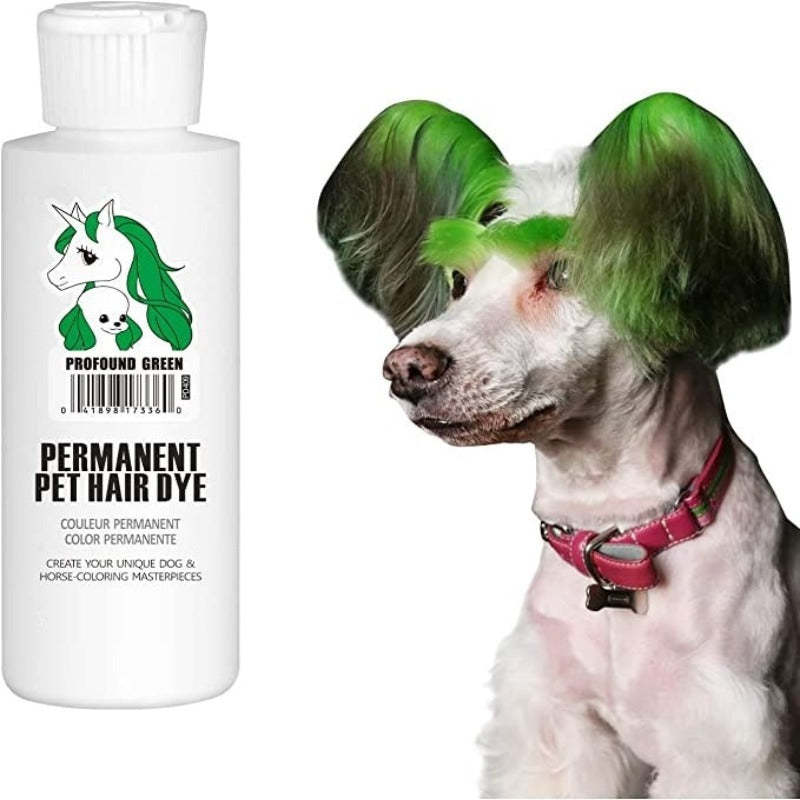 Permanent Dog Hair Dye, Pet Safe Dye Lasts Over 20 Washes