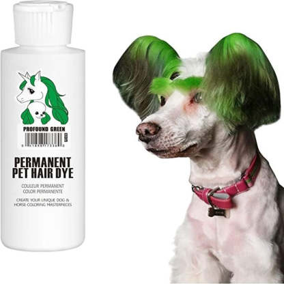 Permanent Dog Hair Dye, Pet Safe Dye Lasts Over 20 Washes