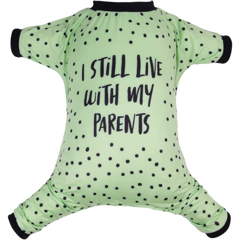 Holiday Dog Pajamas Clothes-Paw Print Pad