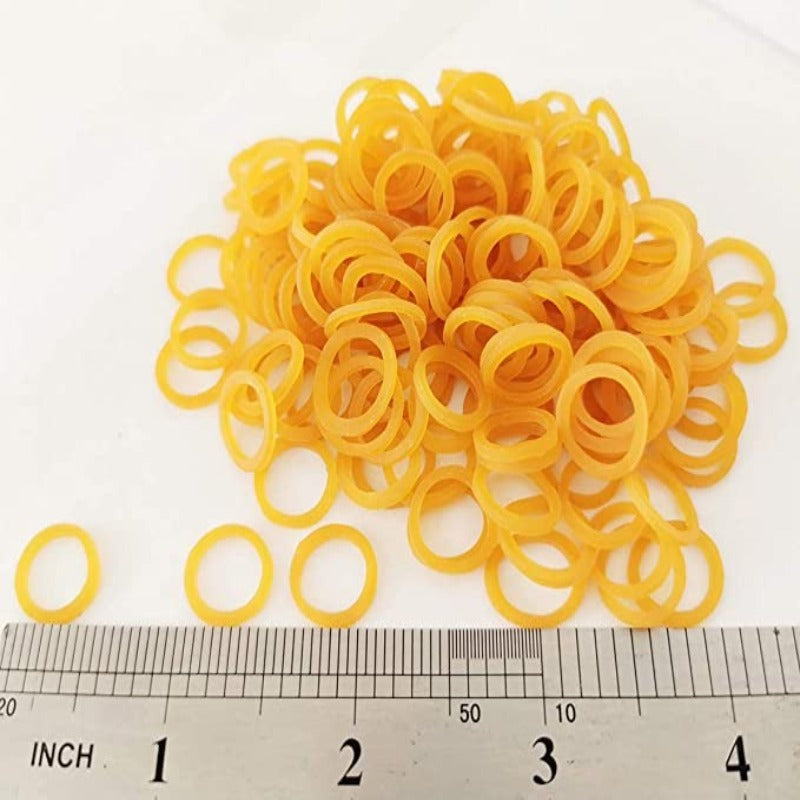 Bulk Dog Rubber Bands For Hair Grooming DIY Hair Bows Top Knots For Puppies Cats Farm Animals Small Medium Large Dogs-Paw Print Pad