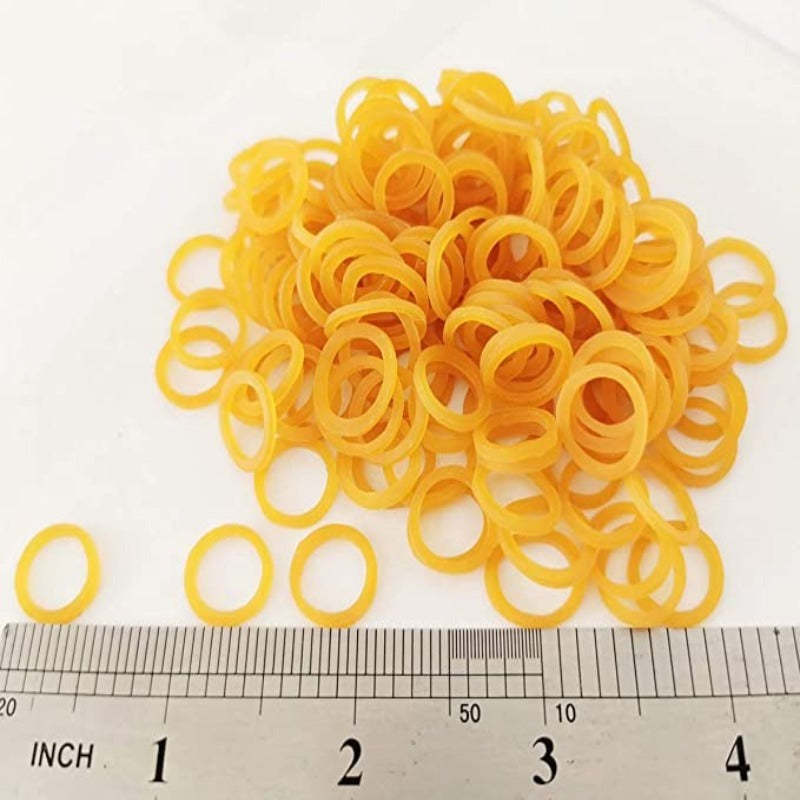 Bulk Dog Rubber Bands For Hair Grooming DIY Hair Bows Top Knots For Puppies Cats Farm Animals Small Medium Large Dogs-Paw Print Pad