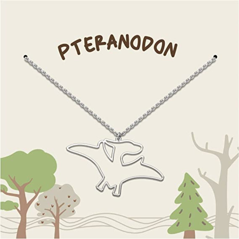 Silver Pet Dog Cat Animal Dinosaur Necklace Personalized-Paw Print Pad