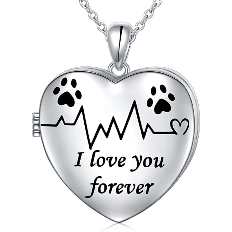925 Sterling Silver Puppy Dog Cat Pet Paw Print-Paw Print Pad
