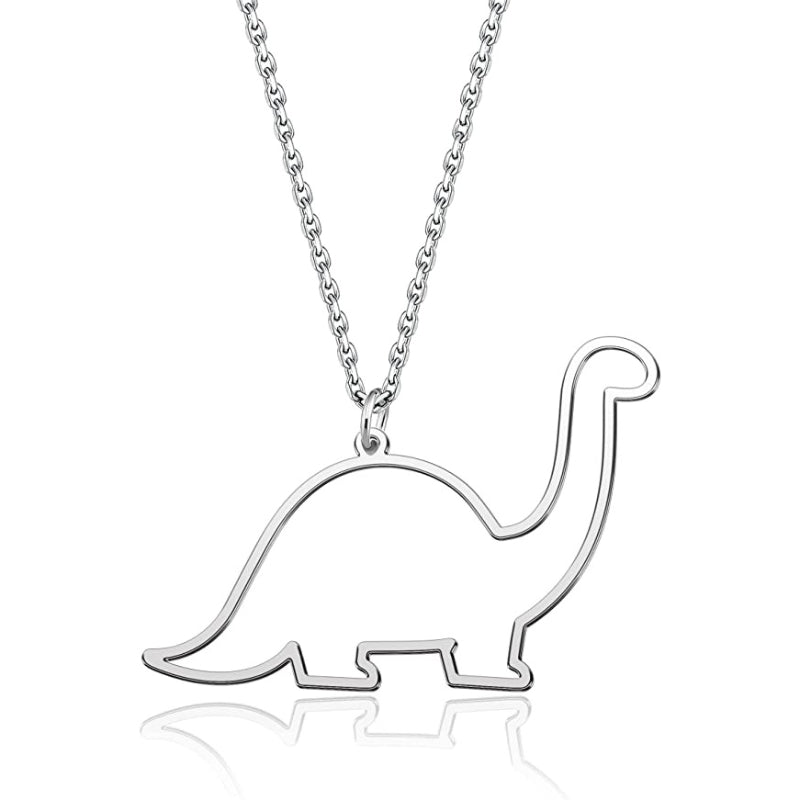 Silver Plated Necklace For Dog Grooming-Paw Print Pad