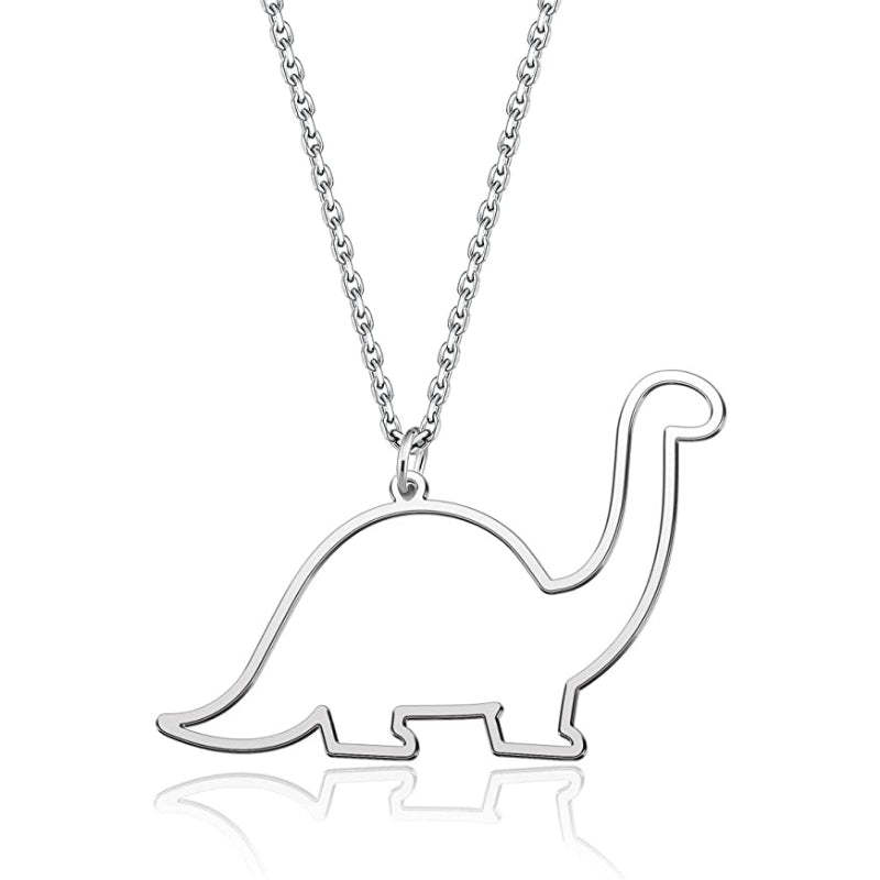 Silver Plated Necklace For Dog Grooming-Paw Print Pad