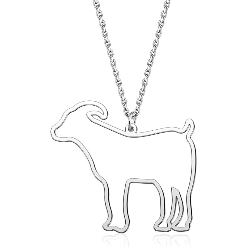 Silver Plated Necklace For Dog Grooming-Paw Print Pad
