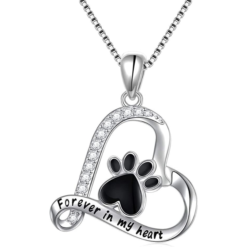 925 Sterling Silver Puppy Dog Cat Pet Paw Print-Paw Print Pad