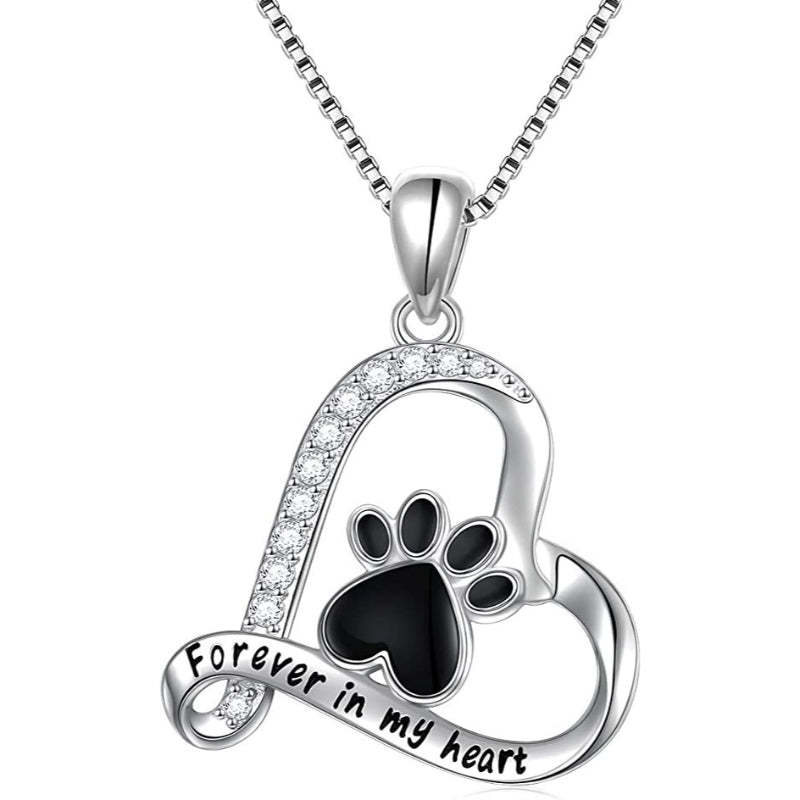 925 Sterling Silver Puppy Dog Cat Pet Paw Print-Paw Print Pad