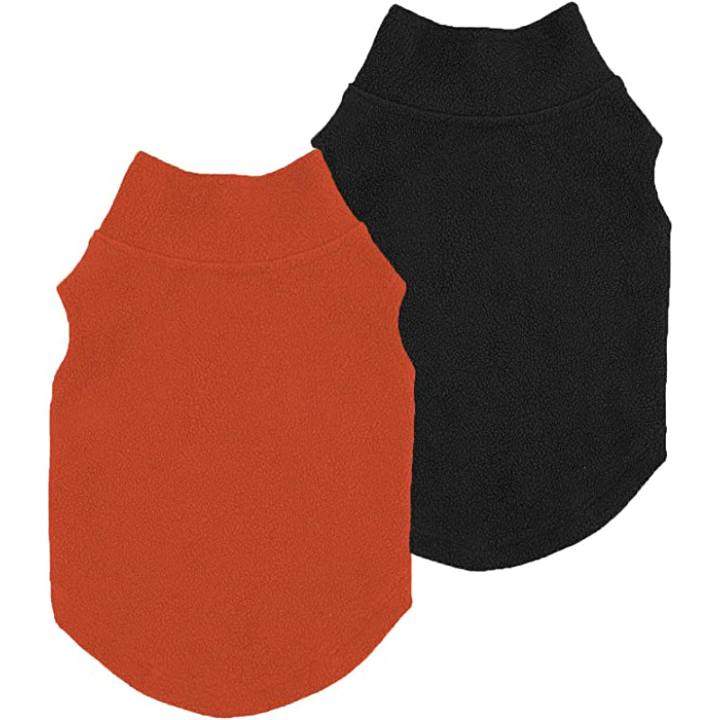 3 Pack Classic Fleece Dog Sweater Classic  Pet Pullover Jumper-Paw Print Pad