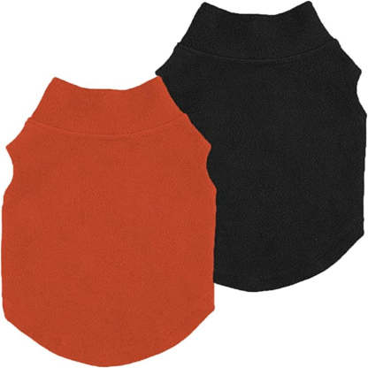 Turtleneck Dog Sweatshirt And Dog Winter Clothes For Small Dogs-Paw Print Pad