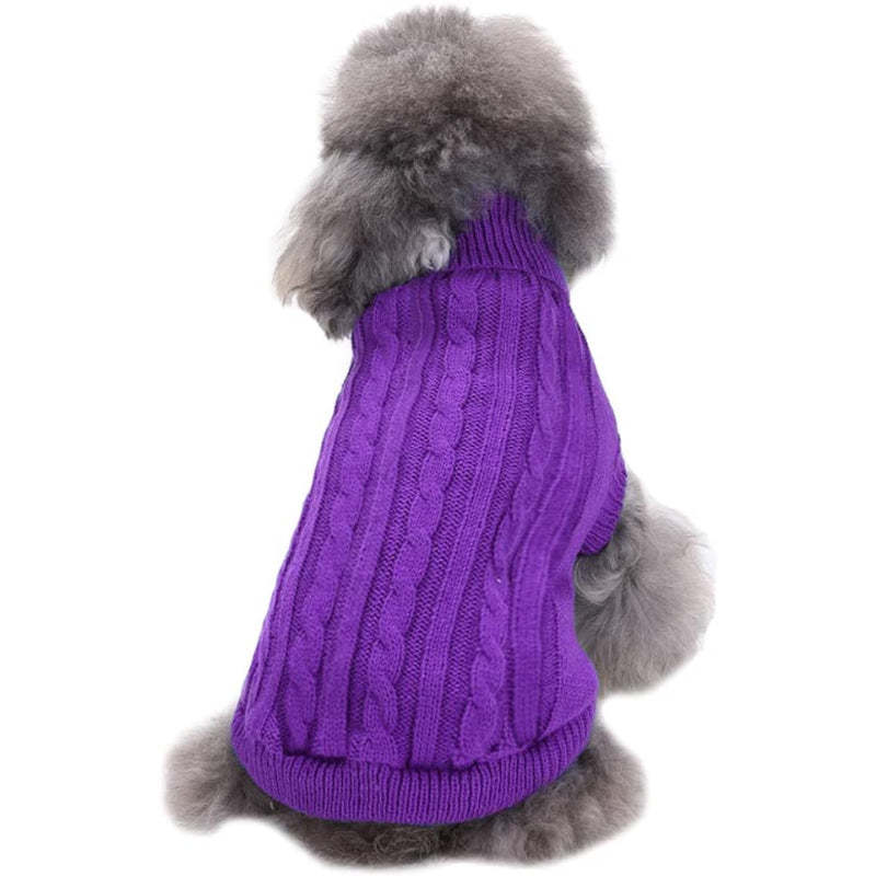 Dog's Warm Sweatshirt Winter Clothes-Paw Print Pad