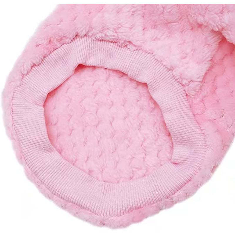 Dog Sweaters for Small Dogs, 3pc Warm Fur Soft Pet Clothes For Puppy-Paw Print Pad