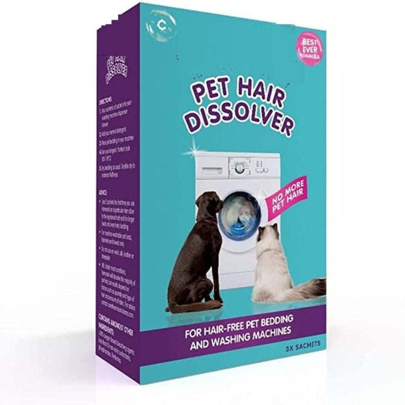 Pet Hair Dissolver 3x100g-Paw Print Pad