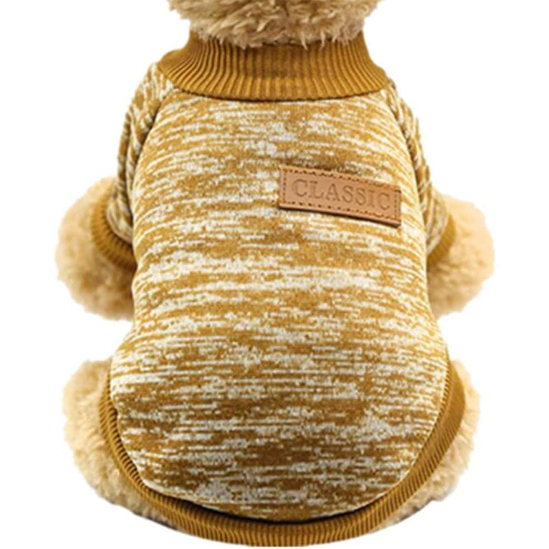 Classic Sweater Sweatshirt Soft Fleece Coat For Dogs-Paw Print Pad