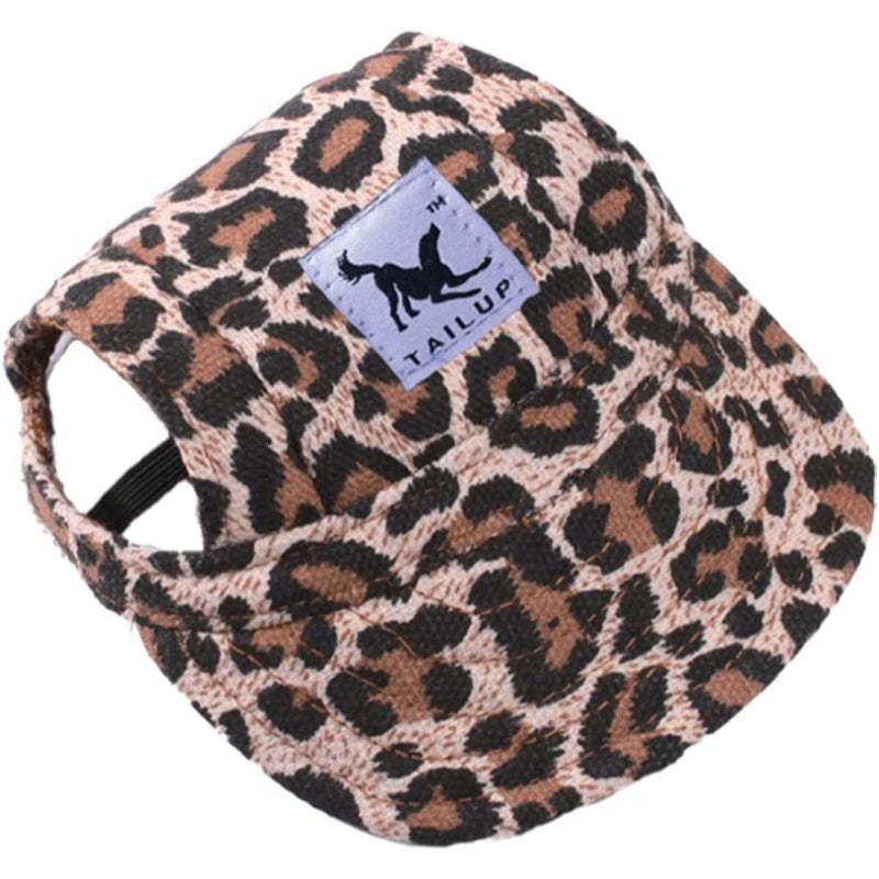 Baseball Caps Hats With Neck Strap Adjustable Comfortable Ear Holes For Small Medium And Large Dogs In Outdoor Sun Protection-Paw Print Pad