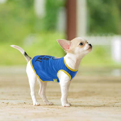 8 Pieces Dog Shirts Printed Clothes With Funny Letters Stylish Outfit