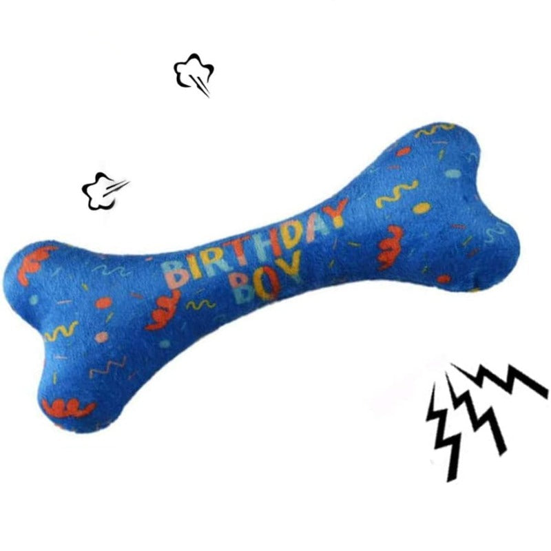 Dog Birthday Bandana Hat Toy Set Accessories And Decoration-Paw Print Pad