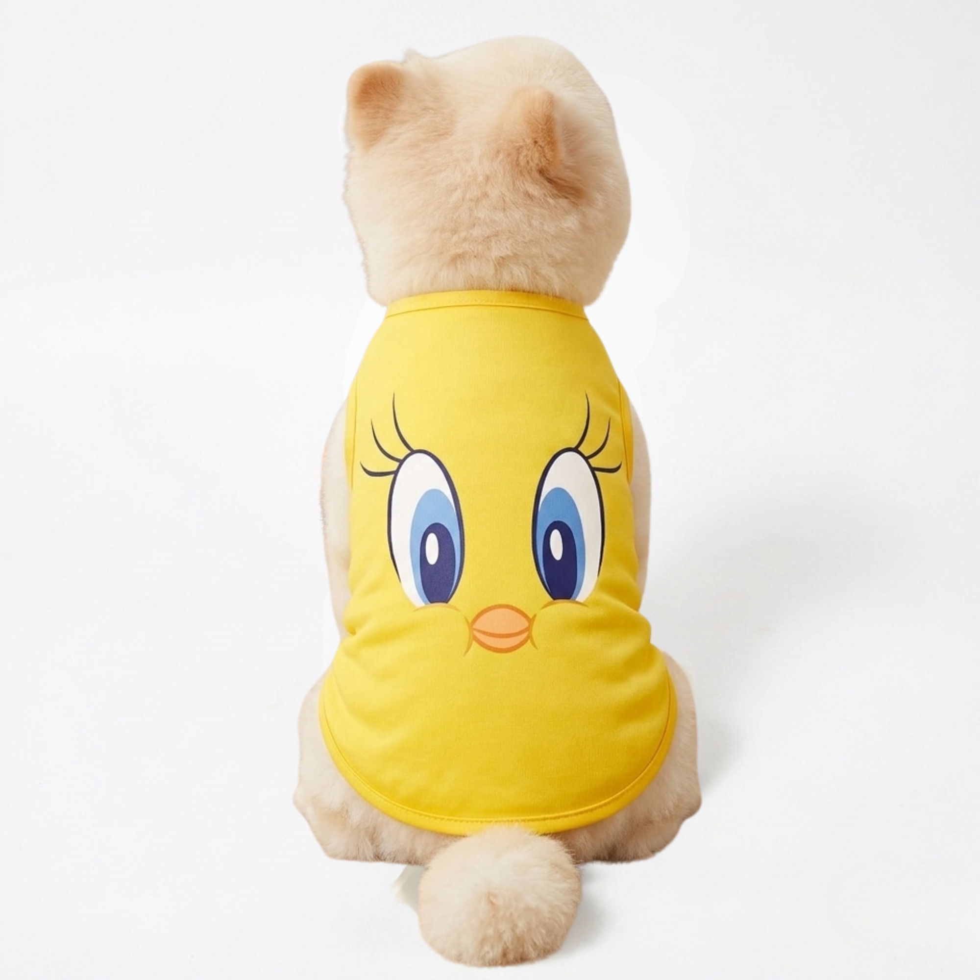 Lightweight Fun Summer Cartoon Print Vest Shirt For Pet 