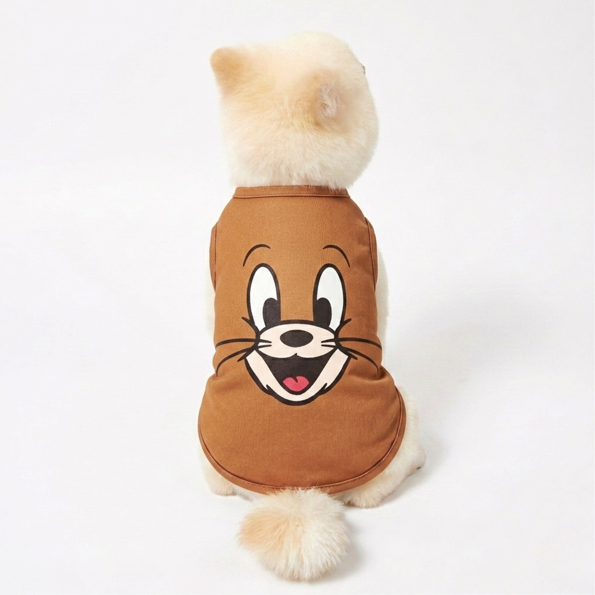 Lightweight Fun Summer Cartoon Print Vest Shirt For Pet 