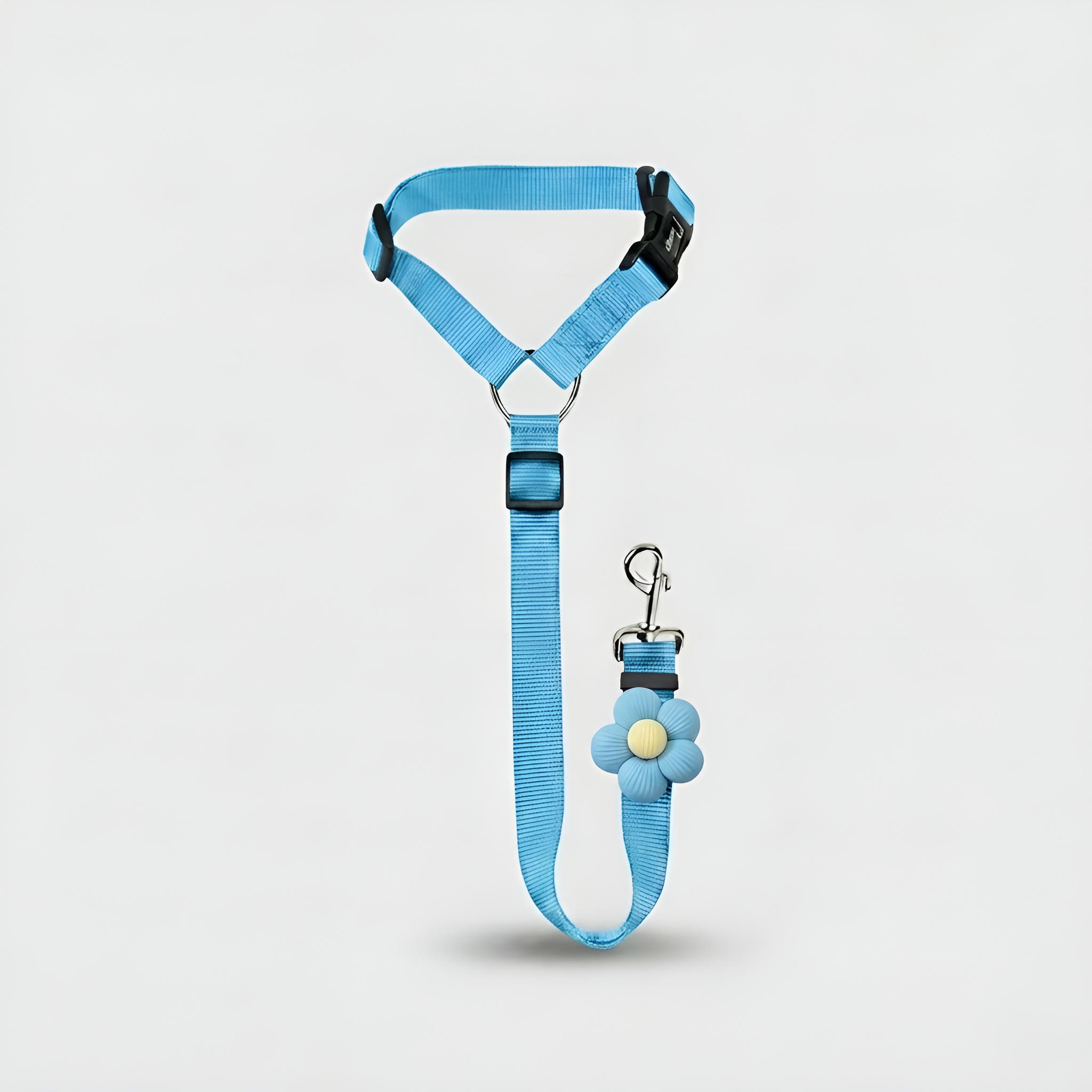 Dog Car Seat Belt With Adjustable Strap And Pet Safety Leash Buckle
