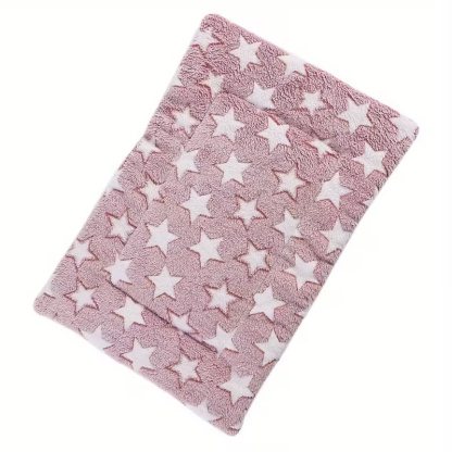 Dog Pillow Soft Pet Blanket Reversible Fleece Dog Blanket