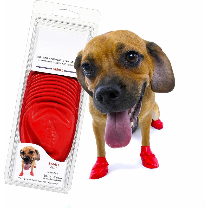 Dog Boots | Rubber Dog Booties | Waterproof Snow Boots For Dogs | Paw Protection For Dogs-Paw Print Pad