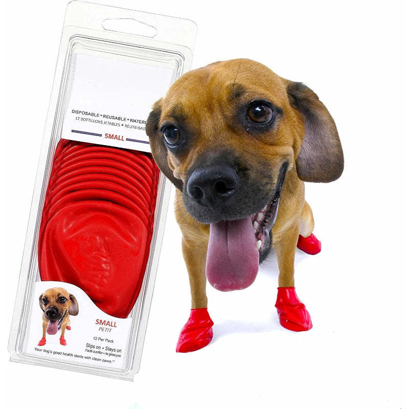 Dog Boots | Rubber Dog Booties | Waterproof Snow Boots For Dogs | Paw Protection For Dogs-Paw Print Pad