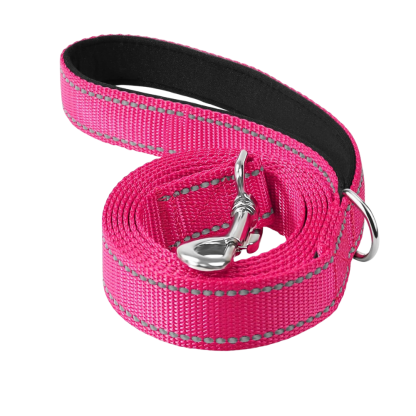 Narrow Double Sided Reflective Dog Leash