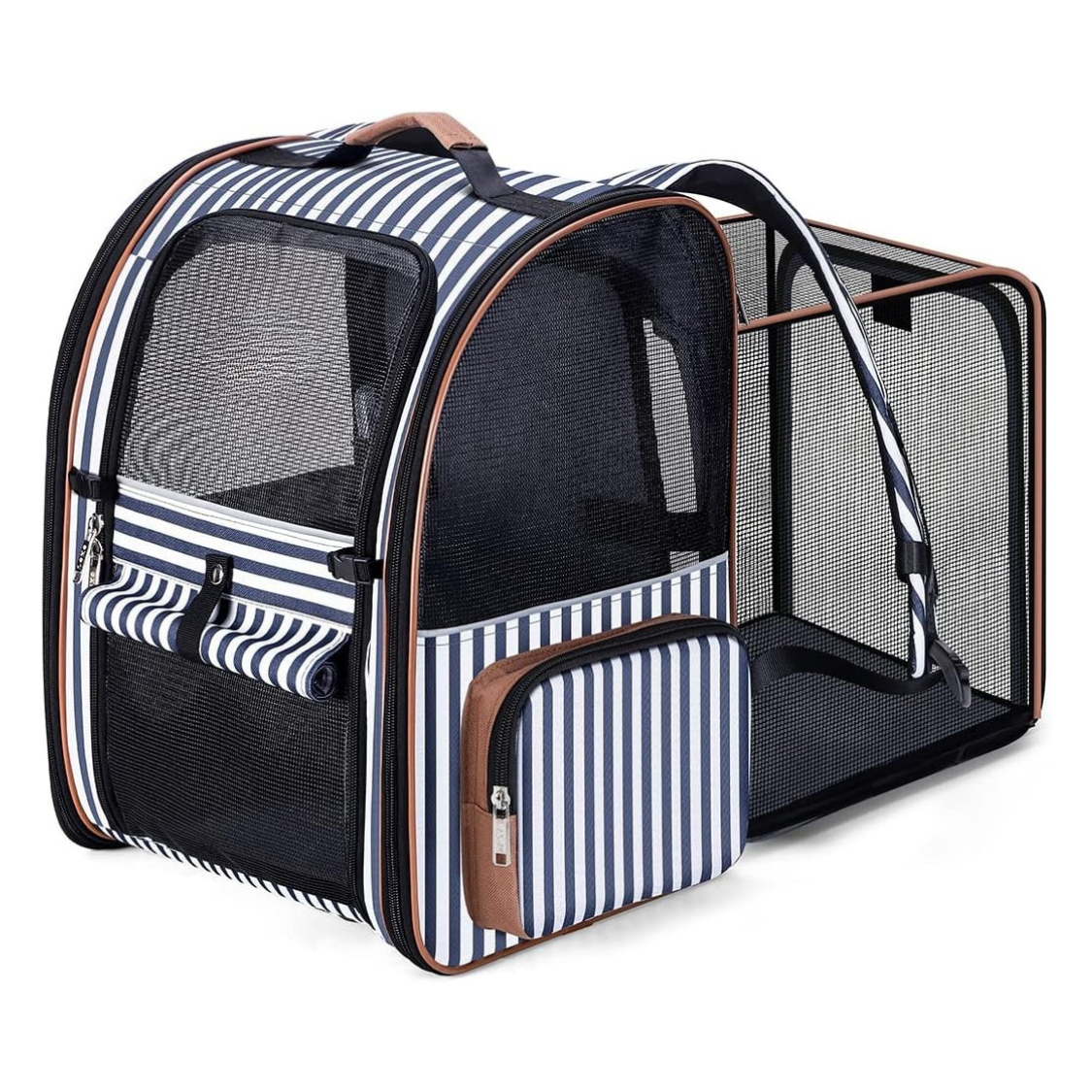 Expandable Pet Carrier Backpack with Sun Shade for Cats And Dogs