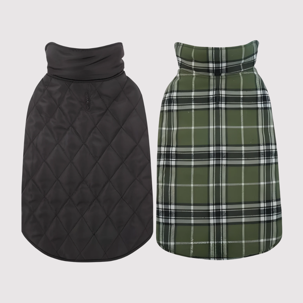 Reversible Dog Jacket for Small Dogs