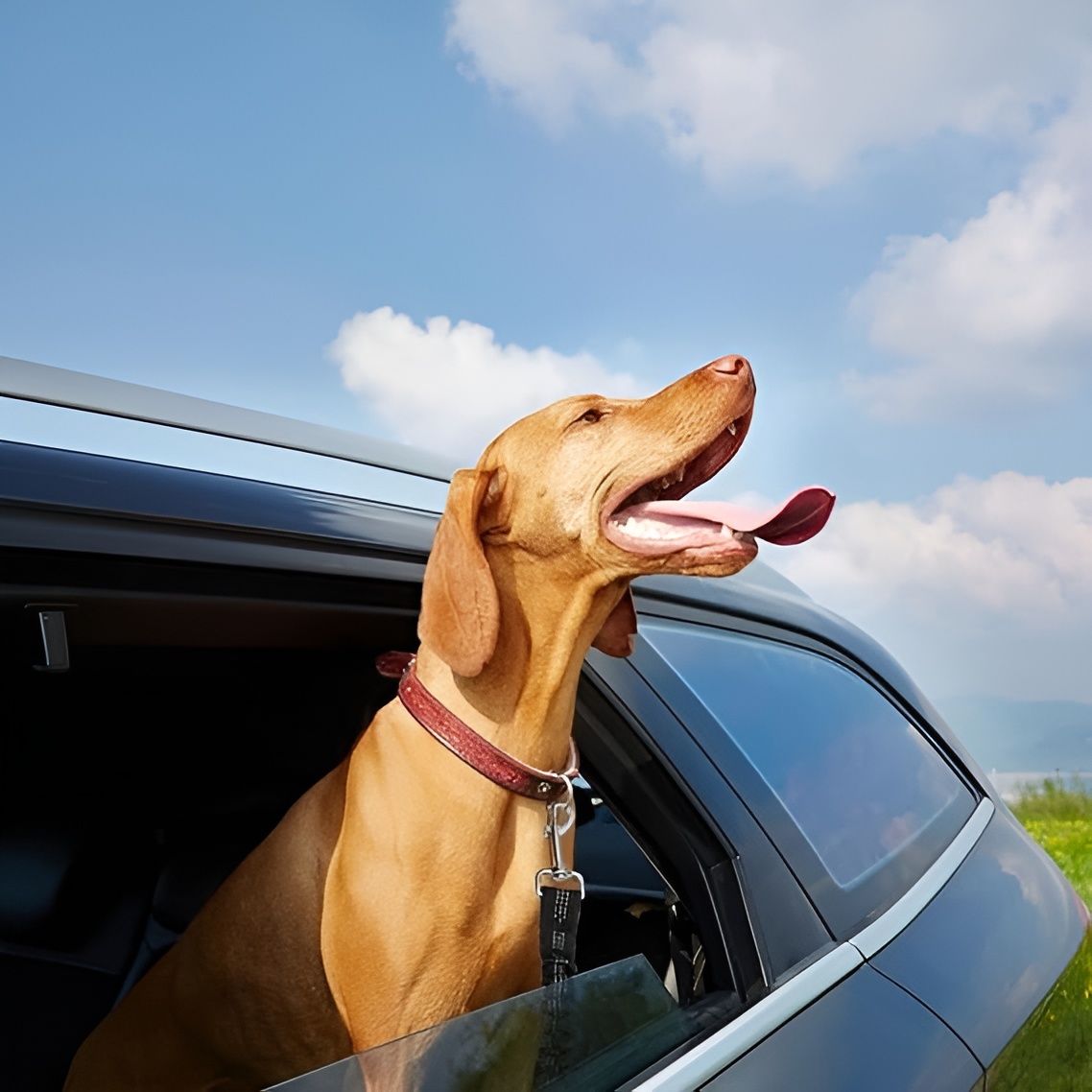 Adjustable Pet Car Seat Leash Set